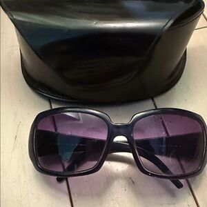 Fendi Black and Purple Sunglasses